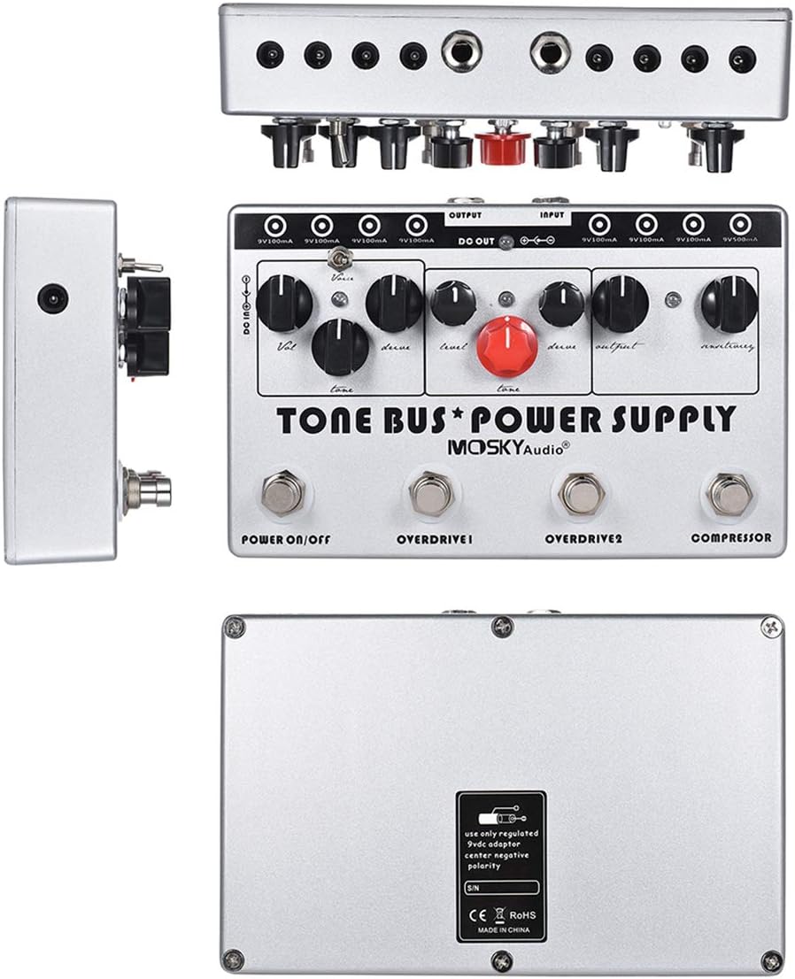 3 Effects Pedal and 8 Outputs Power Supply Multieffects Processor G22419
