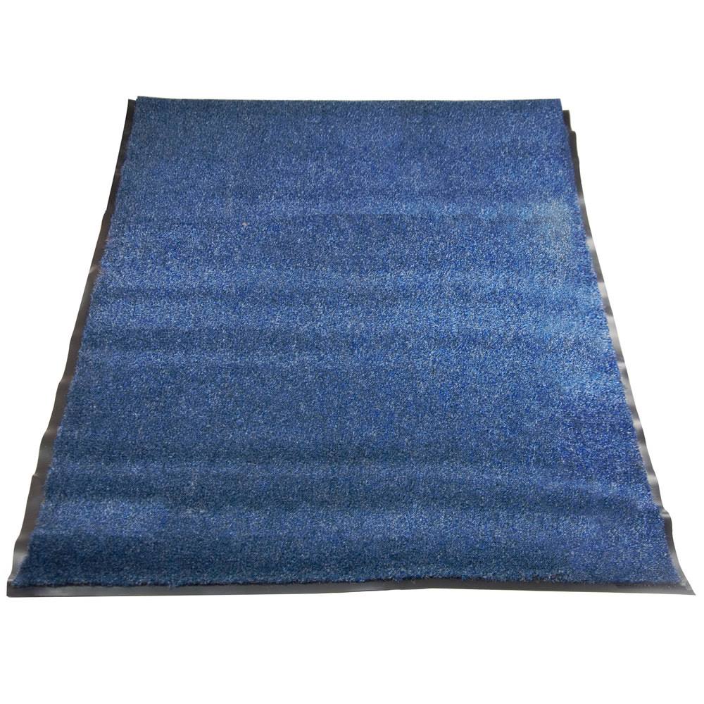 Navy Blue 2 ft x 3 ft Olefin Carpet Floor Mat C414