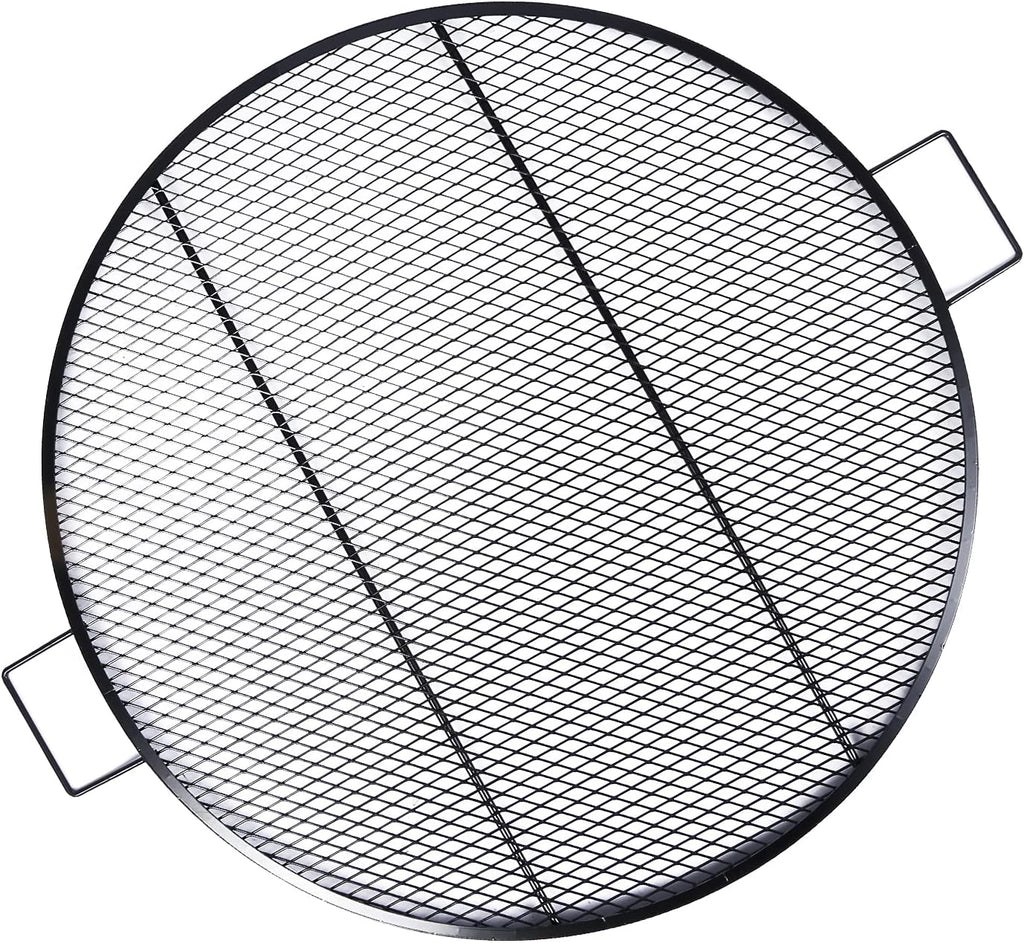 Black 30 Inch Round Campfire Cooking Grill P4119
