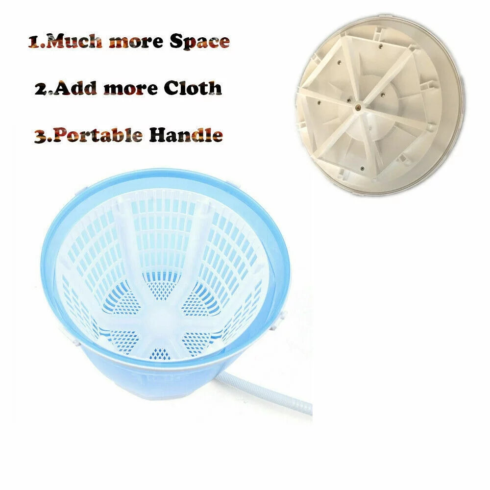 Portable Mini Washer with Spin Dryer Combo T568062