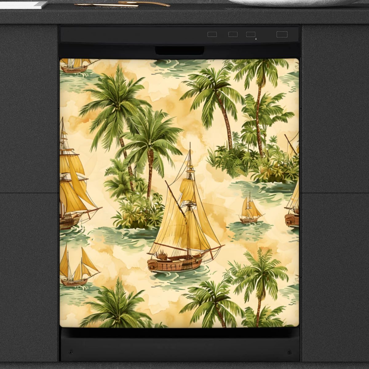 Magnetic Dishwasher Cover 23 x 26 Inches R4641