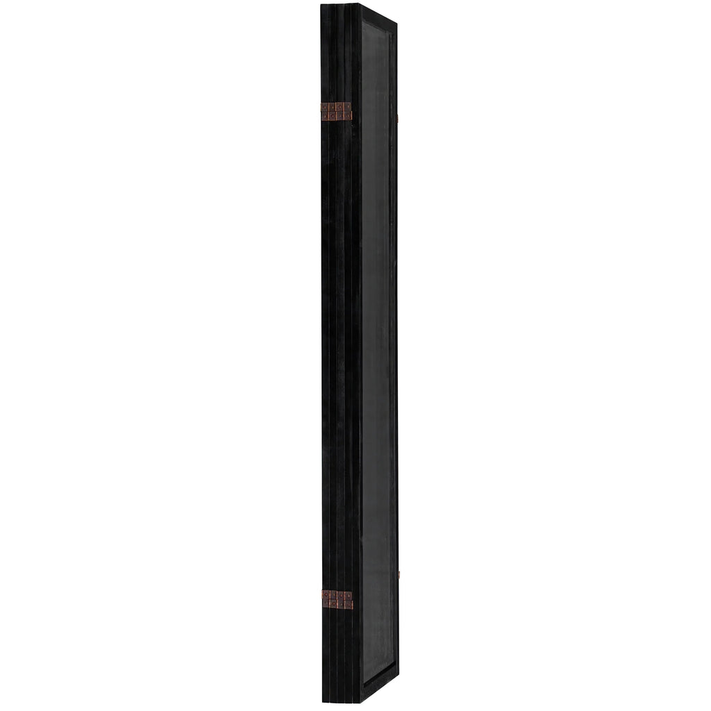 6 ft. Tall Black 5 Panel Screen D677661
