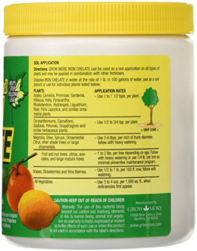 Organic Iron Chelate Concentrate (10% Iron) 8 oz Water Soluble Chelated Iron R98414