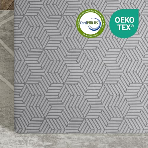 4 Inch Queen Gel Memory Foam Mattress Topper with Removable Cover W42675