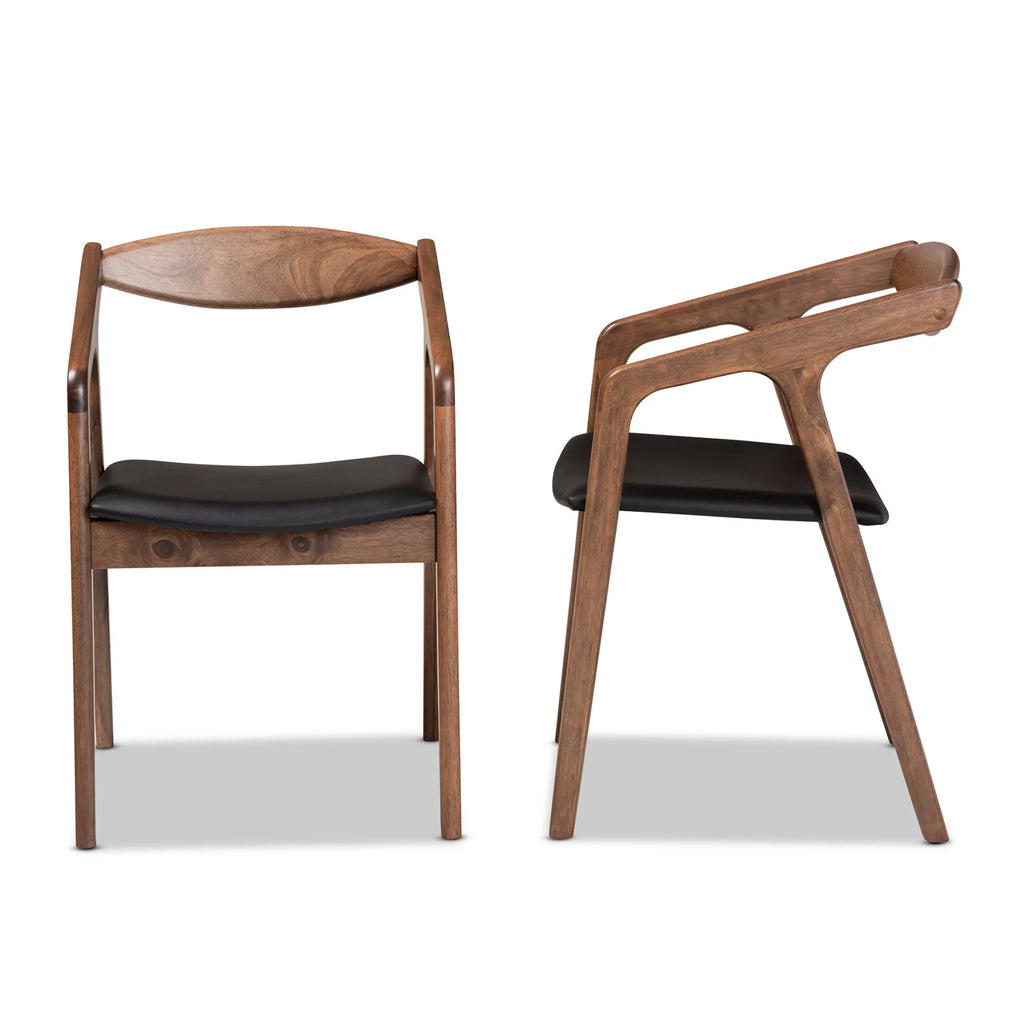 Black Dining Chair Set of 2 Z53813