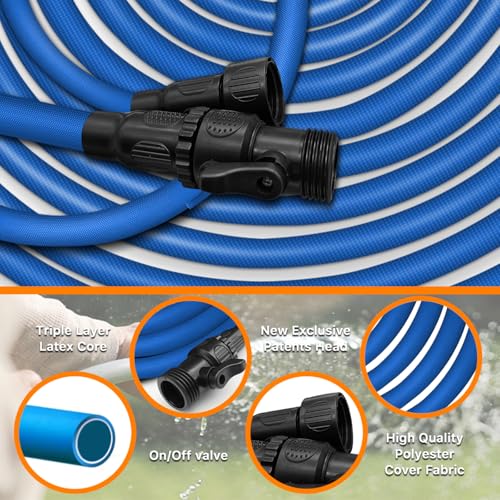 75ft Pliable Garden Hose with 3/4" Fittings U6010