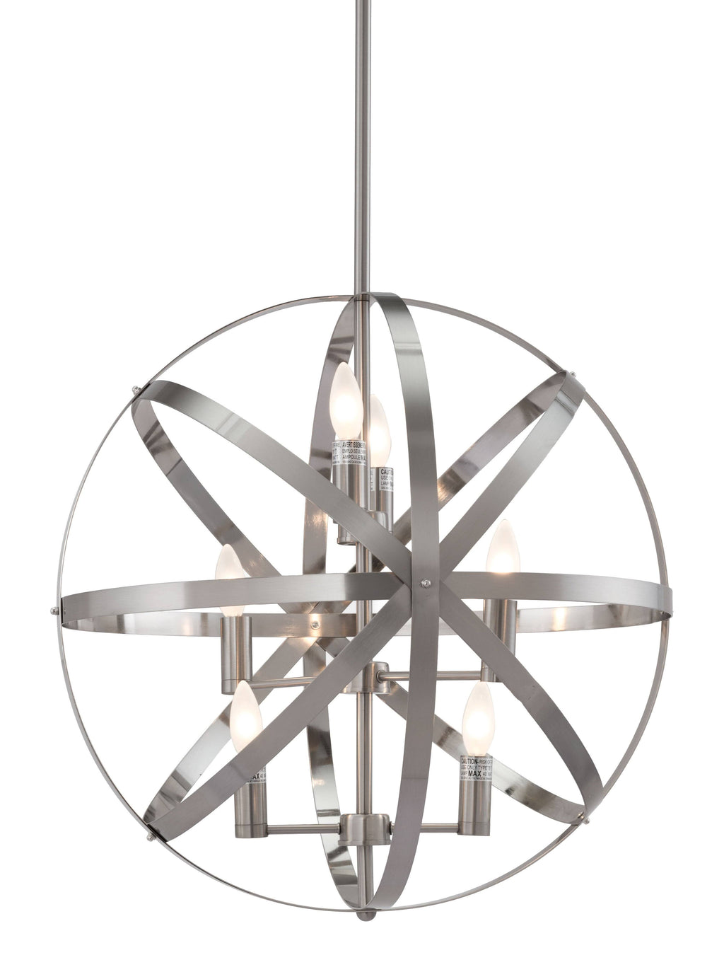 Satin Nickel Ceiling Lamp G812956