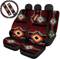 Pink Cow Print Universal Car Seat Covers Set H968332