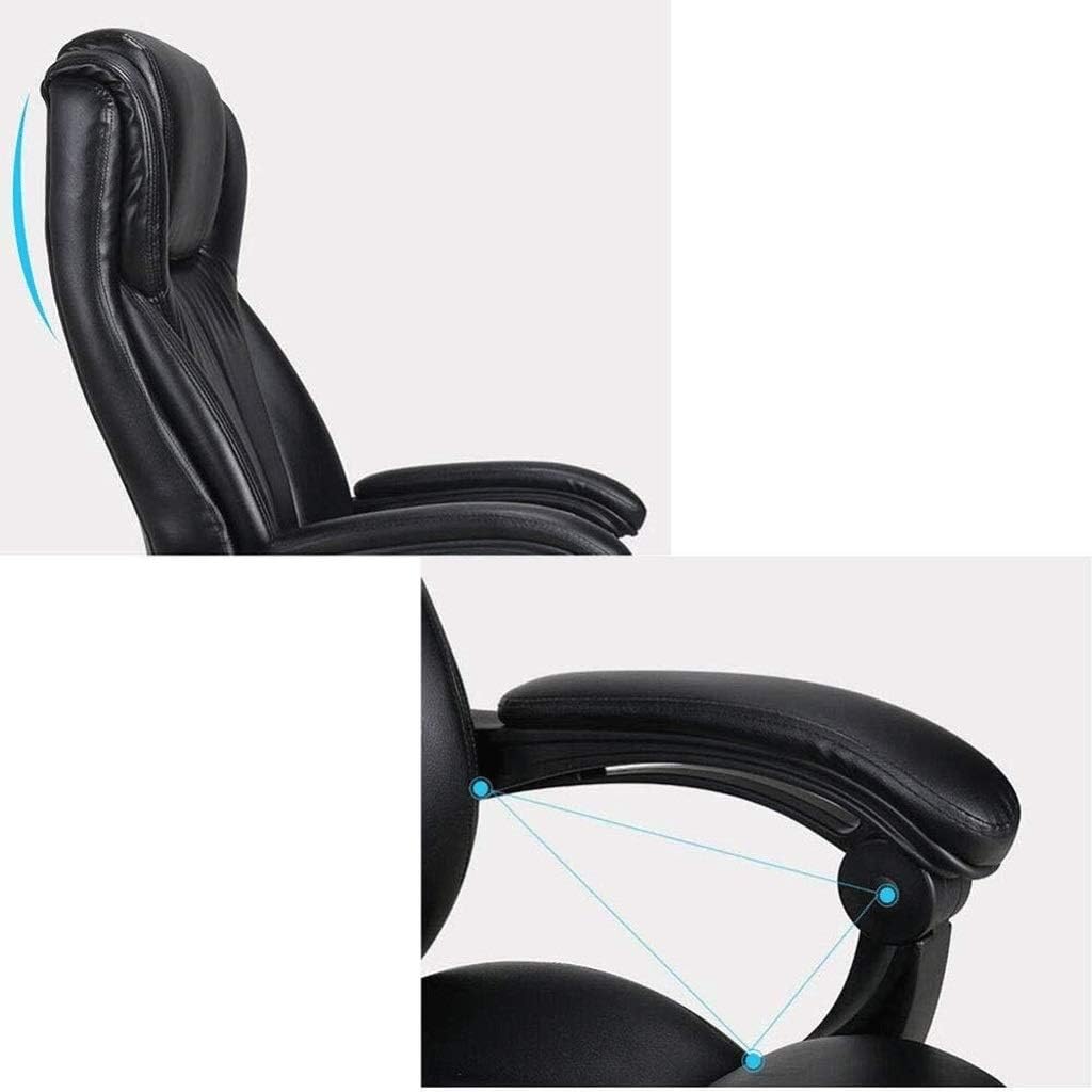 High Back Office Chair with Footrest and Thick Padding Reclining Computer Chair L3789