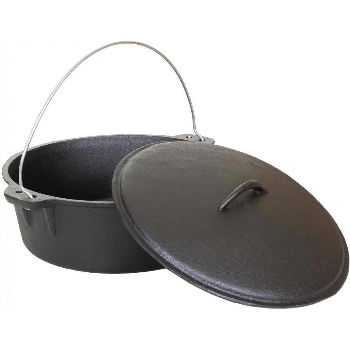 12-Quart Seasoned Cast Iron Dutch Oven A55874