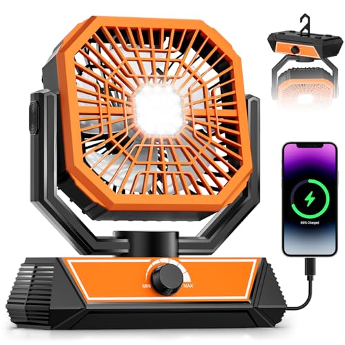 Portable Camping Fan with 20000mAh Rechargeable Battery F842064