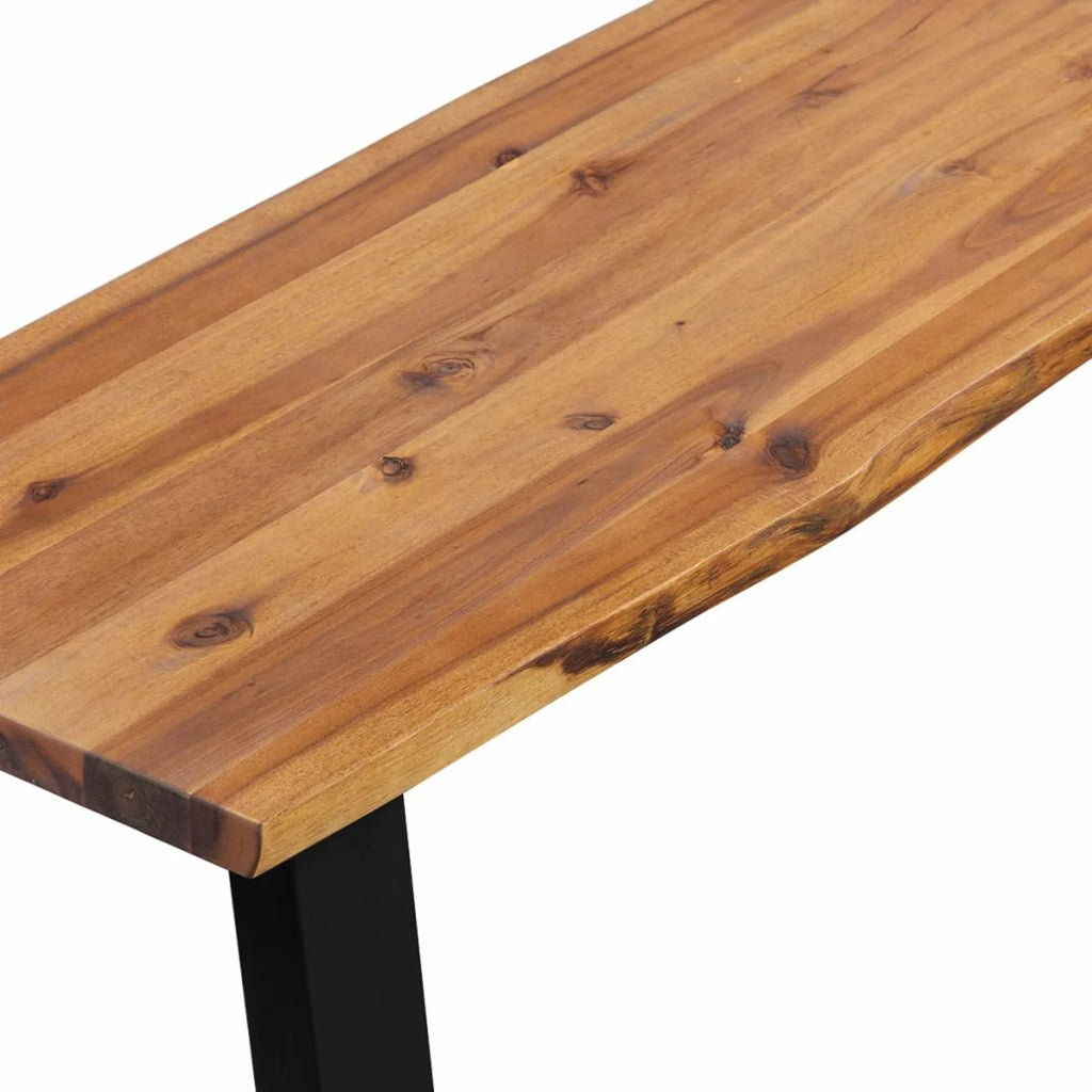Solid Acacia Wood Bench Z9998