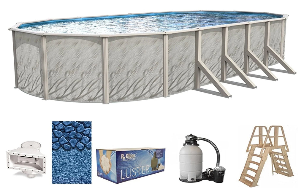 12' x 24' x 52 Oval Above-Ground Swimming Pool U595