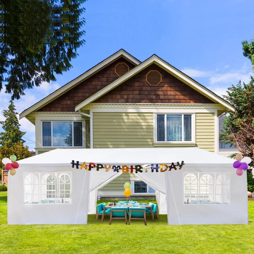 10'x30' Outdoor Waterproof Party Tent with 8 Removable Sidewalls N321026