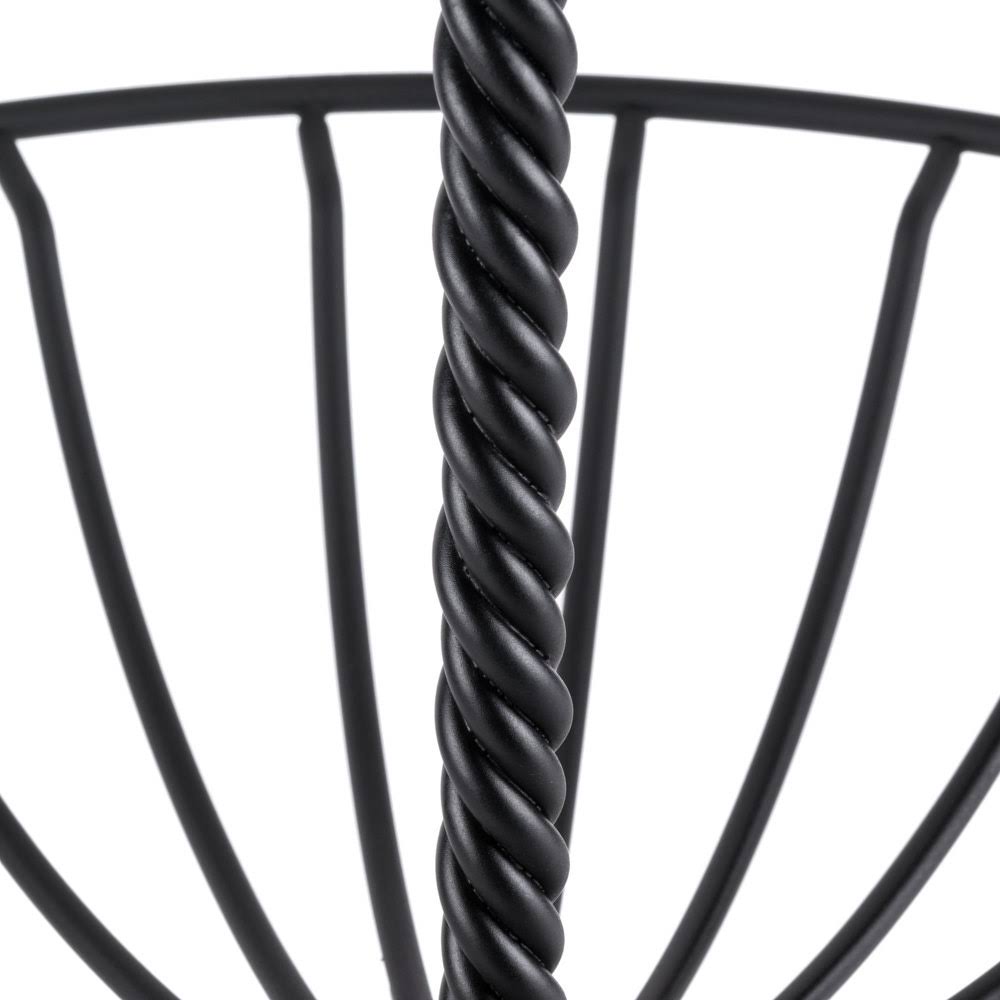 Two Tier Wrought Iron Food Baskets V91314