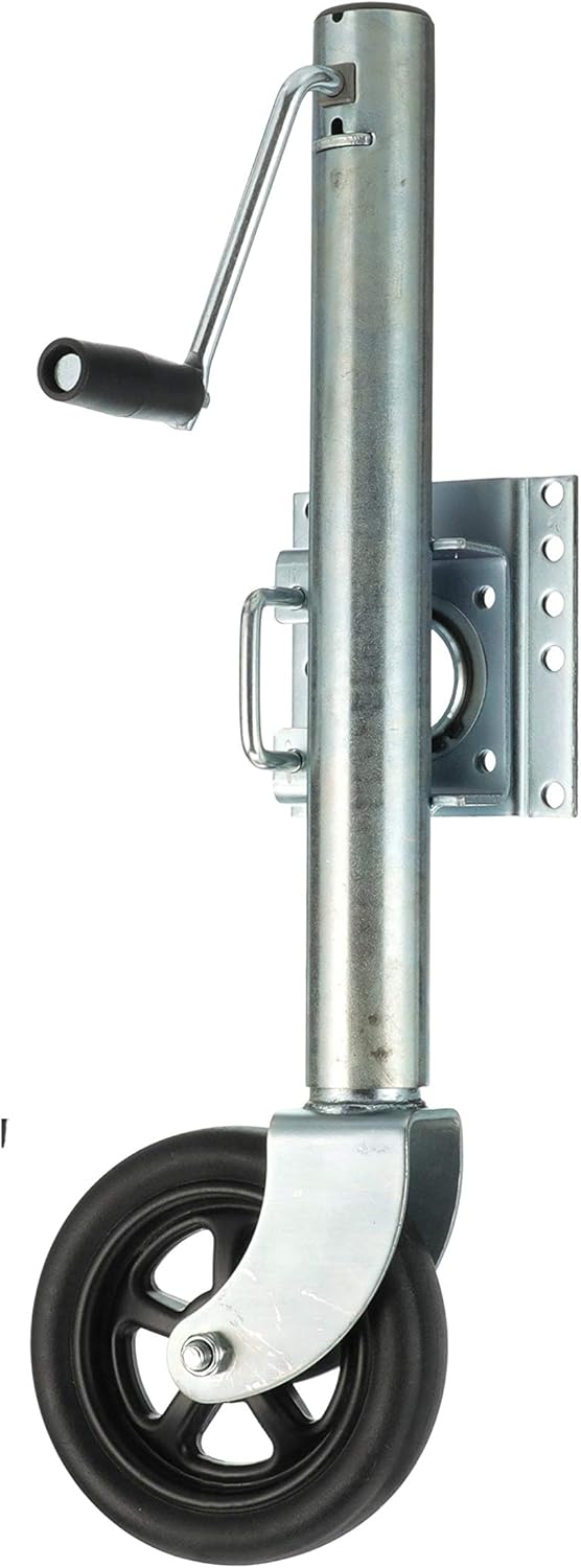 Fold Up Trailer Jack, 22-7/8 Inch Max. Lift, 1,500 Pound Max. Load, Pack of 2 G161
