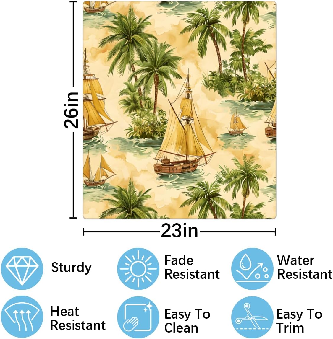 Magnetic Dishwasher Cover 23 x 26 Inches R4641