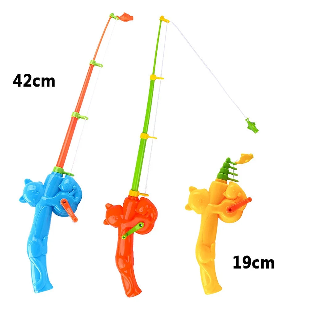 Magnetic Fishing Game Toy with Retractable Pole S924487