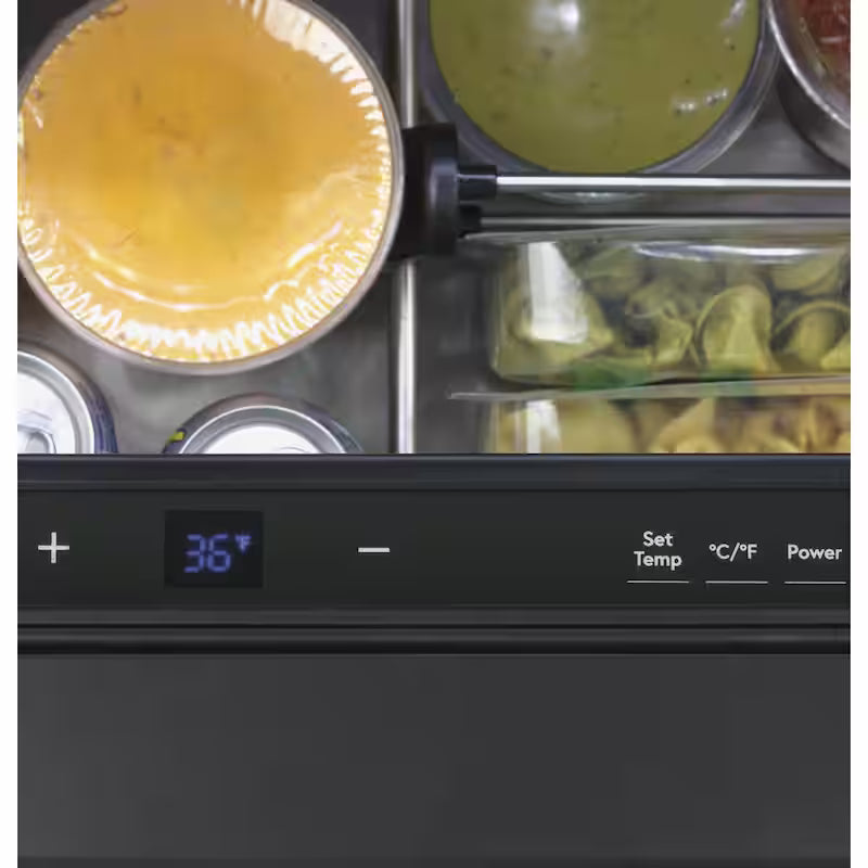 5.7 cu. ft. Matte Black Undercounter Dual-Drawer Refrigerator K360