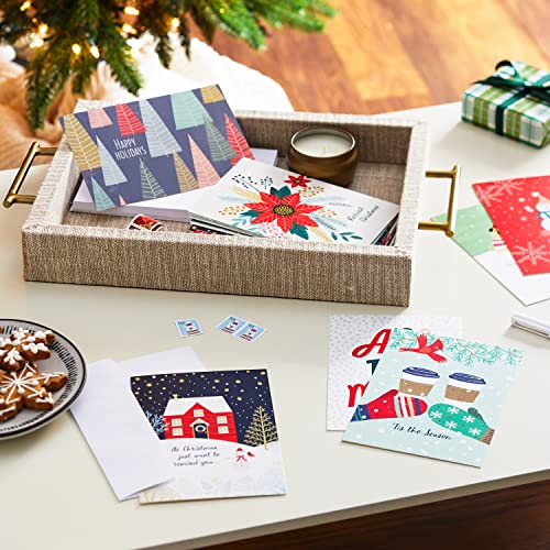24 Designs Boxed Christmas Cards with Envelopes K412