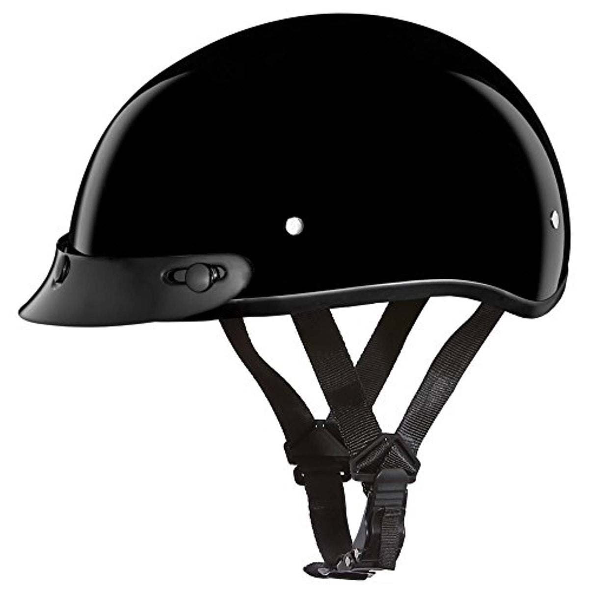 Hi-Gloss Black Skull Cap Y42535