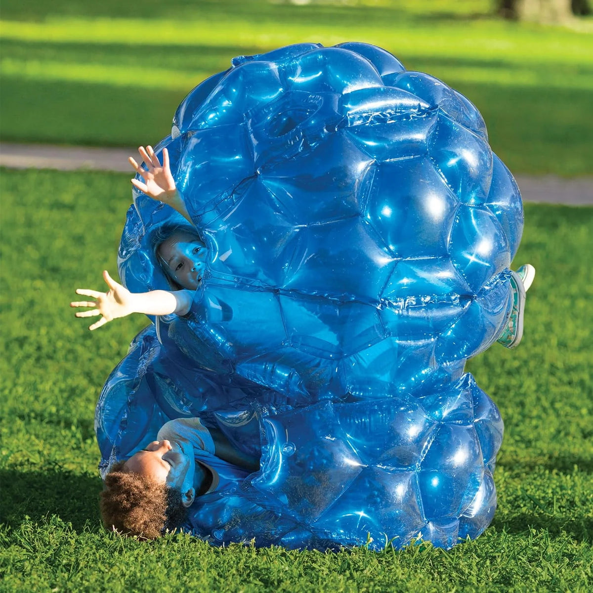 Set of Two Blue Inflatable Wearable Balls O88511