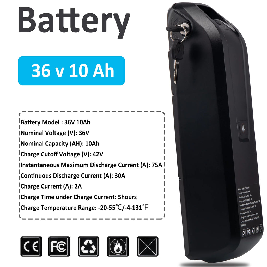 48V 20AH Lithium Ebike Battery with Charger S979932