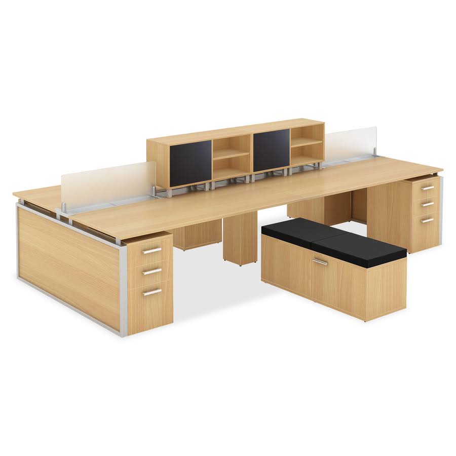 Latte Laminate Desk Ensemble W459451