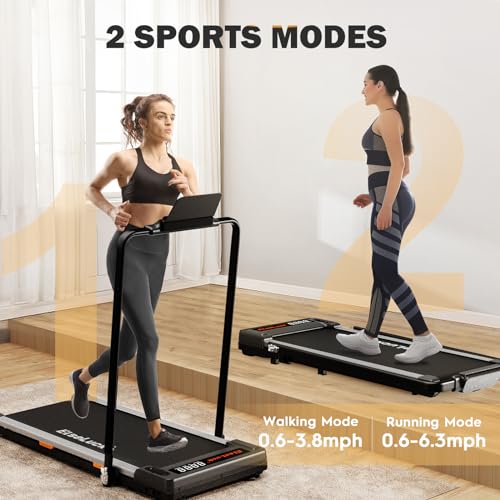 Walking Pad, Under Desk Treadmill, 2 in 1 Portable Treadmill with Remote Control, LED Display S651