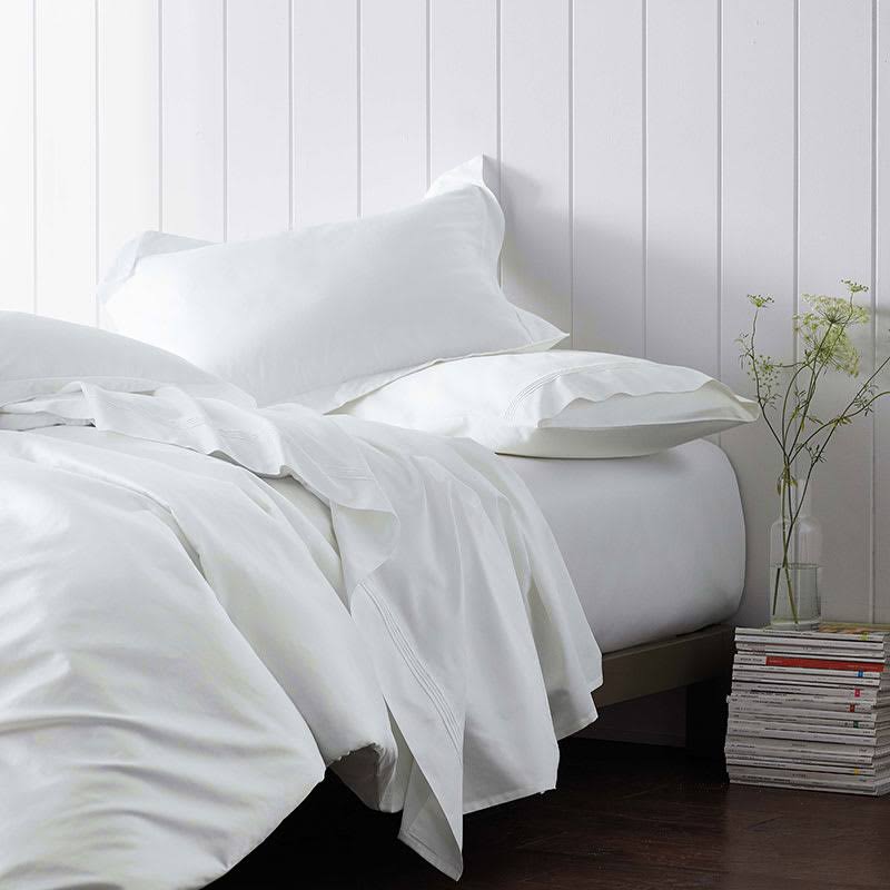 Pale Yellow Solid Egyptian Cotton Sateen Euro Sham L429626