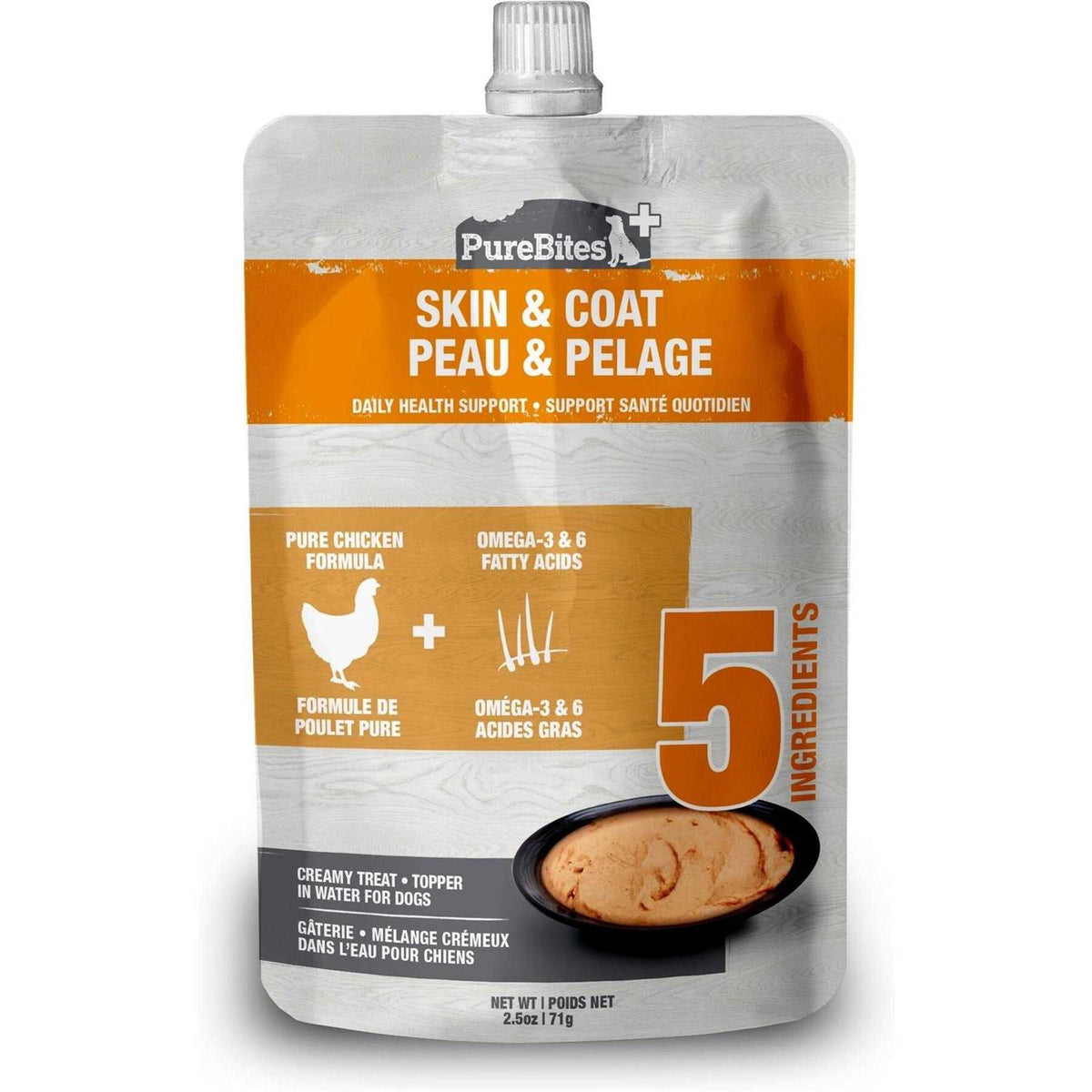 Squeezables Dog Treat Topper Skin & Coat W146469