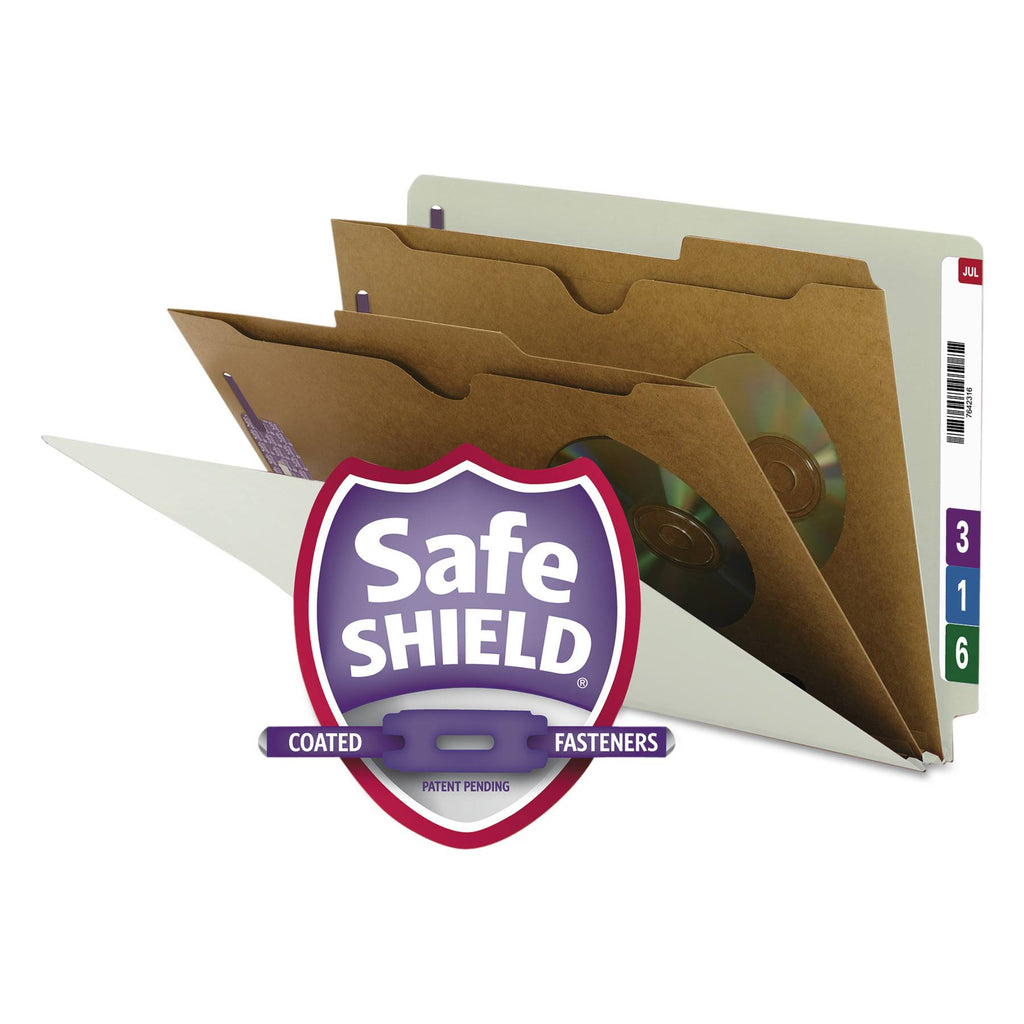 Legal Pressboard End Tab Classification Folders D274