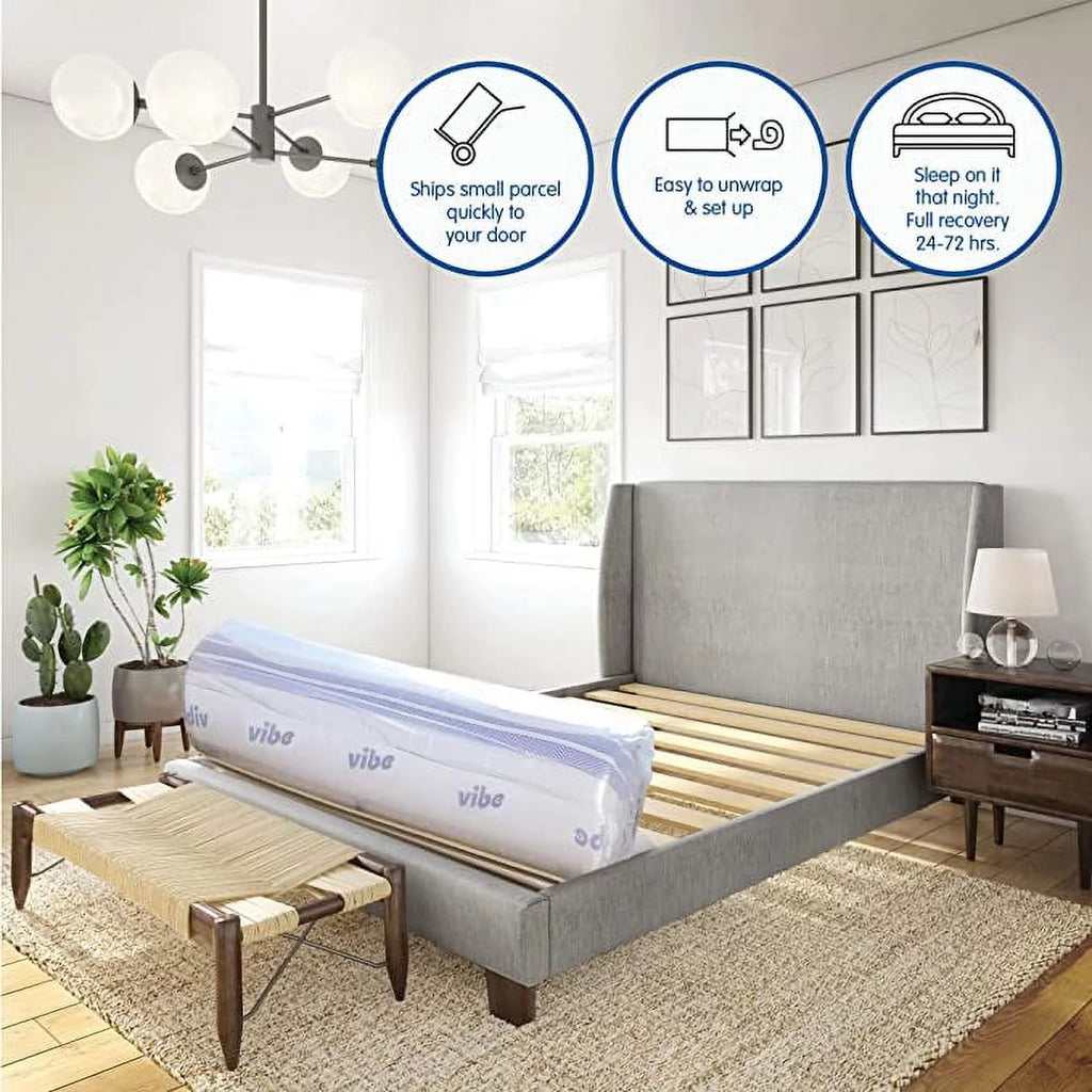 12-Inch Gel Memory Foam Queen Mattress V4509