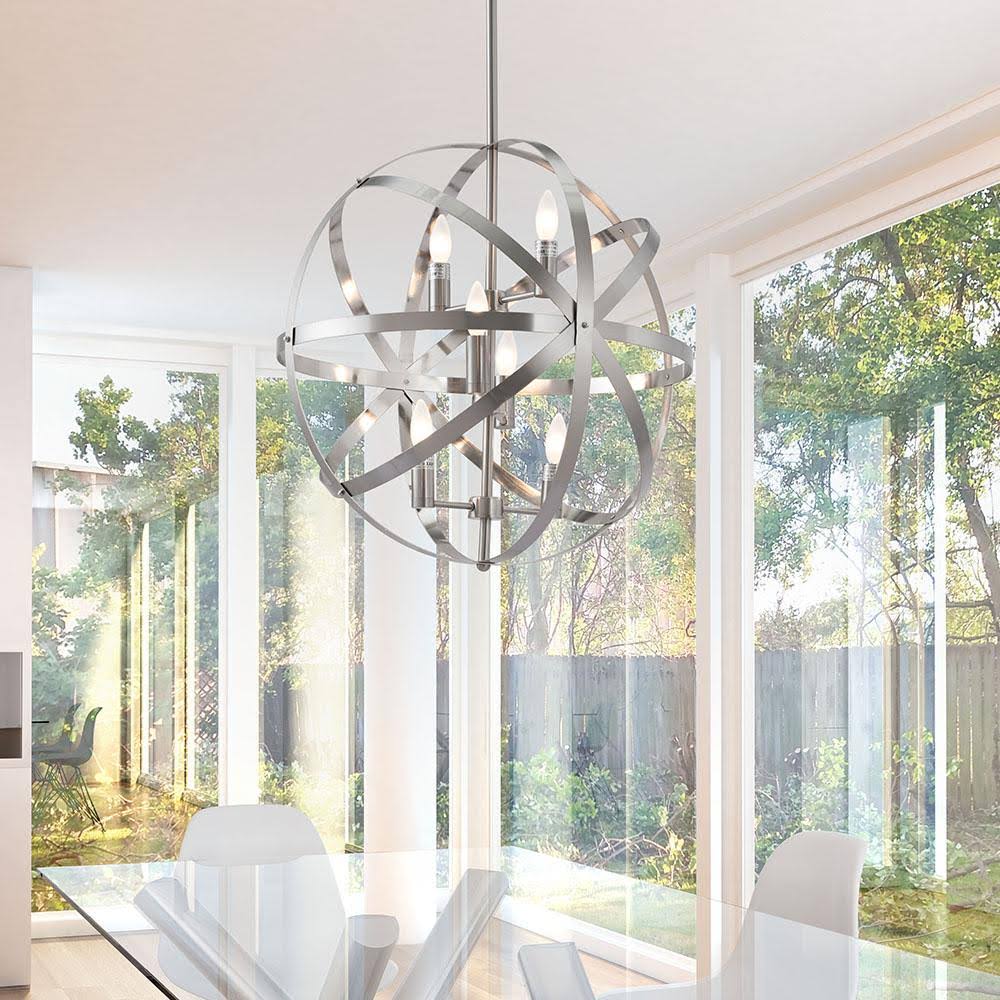 Satin Nickel Ceiling Lamp G812956
