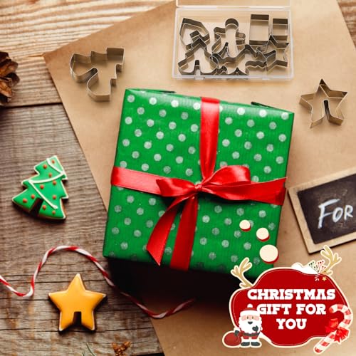 7 Pcs Stainless Steel Christmas Mug Topper Cookie Cutters F634
