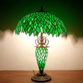 Green Stained Glass Wisteria Table Lamp O4310