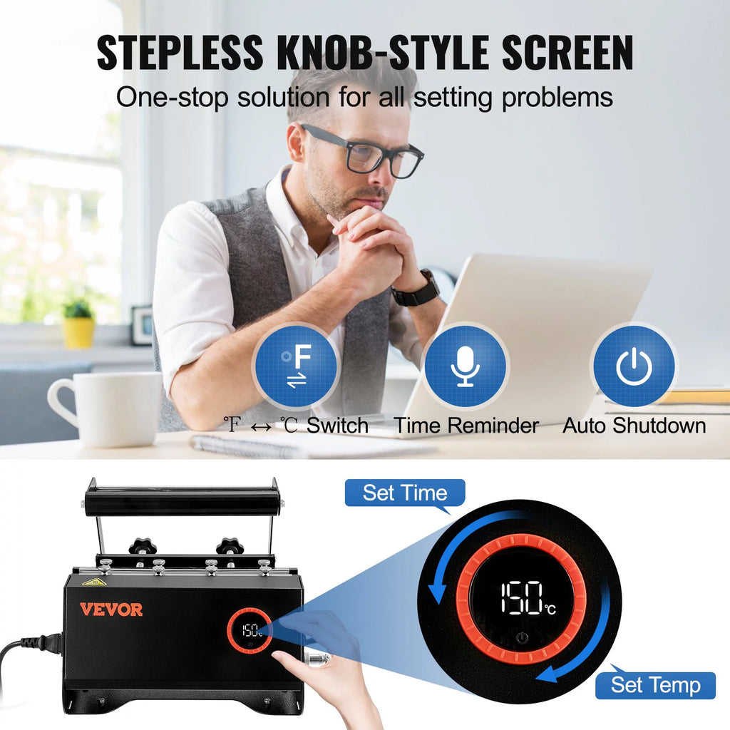 30oz Mug Heat Press Machine Sublimation Transfer for Straight Skinny Tumblers F71142