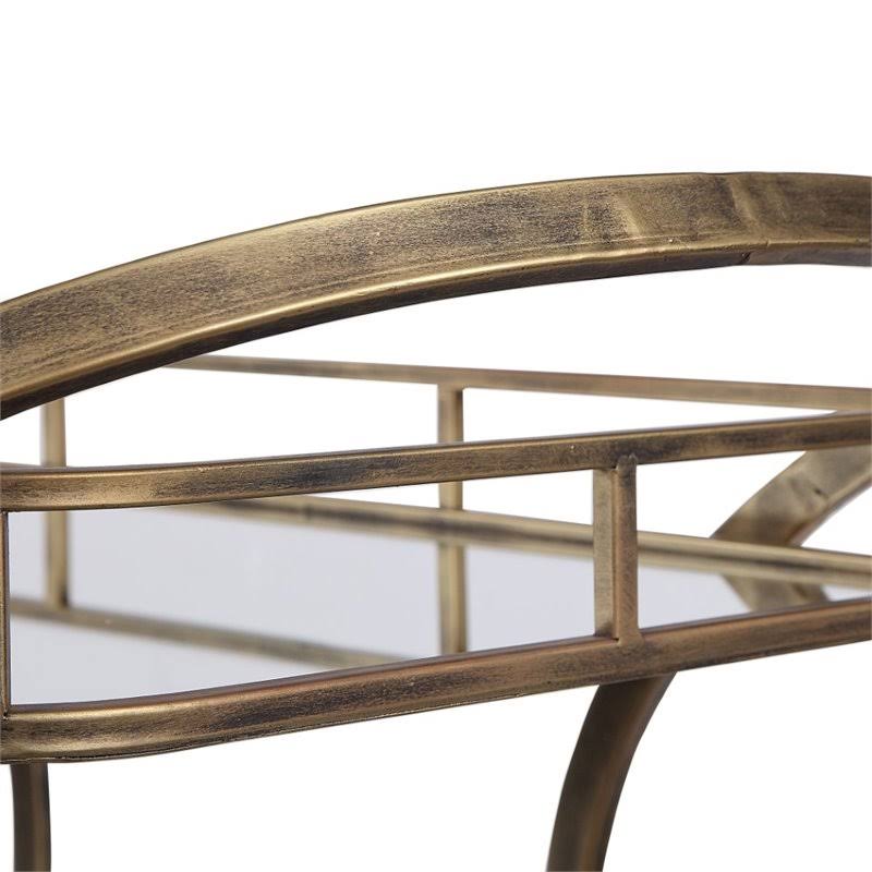Antique Gold Serving Cart F76445