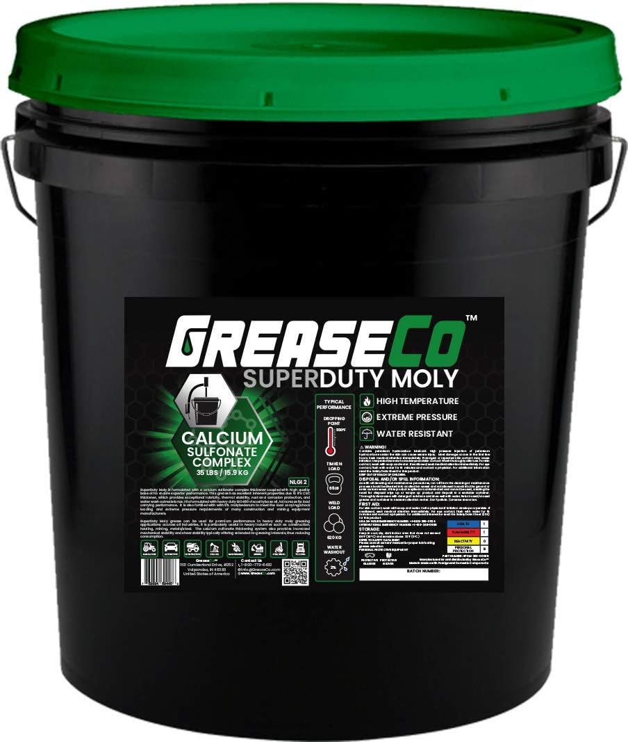 Calcium Sulfonate Moly Grease Pail Bucket NLGI 2 35 LB U976193