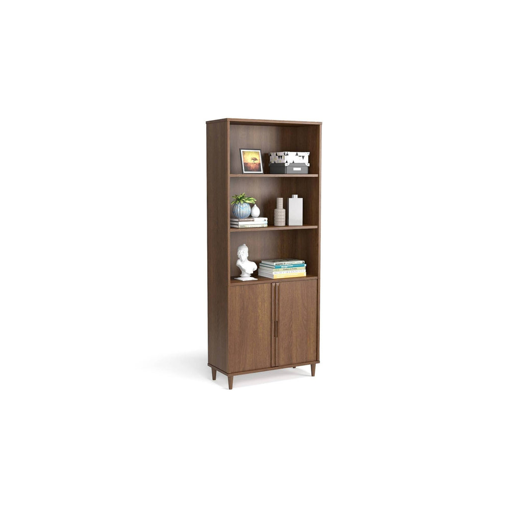 Vintage Walnut Bookcase R2425