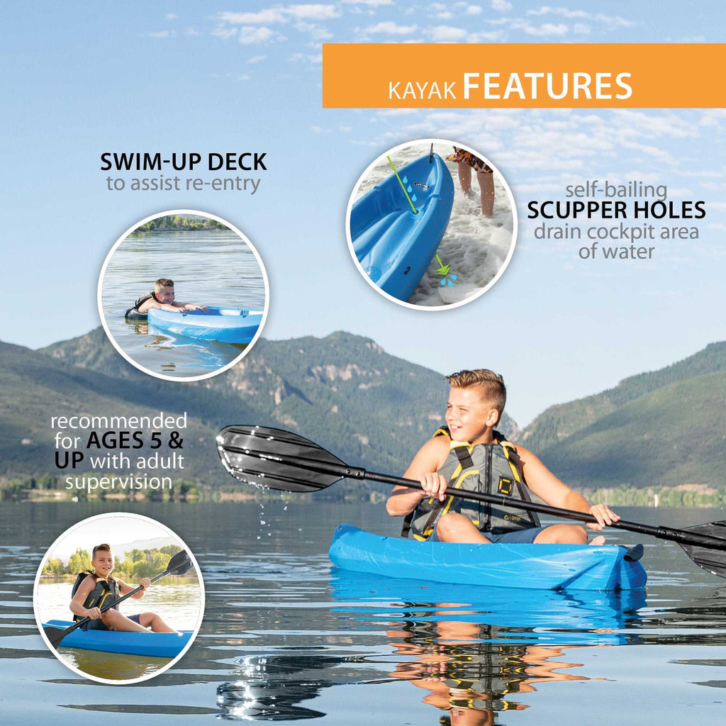 6 ft Youth Kayak Blue Y73391