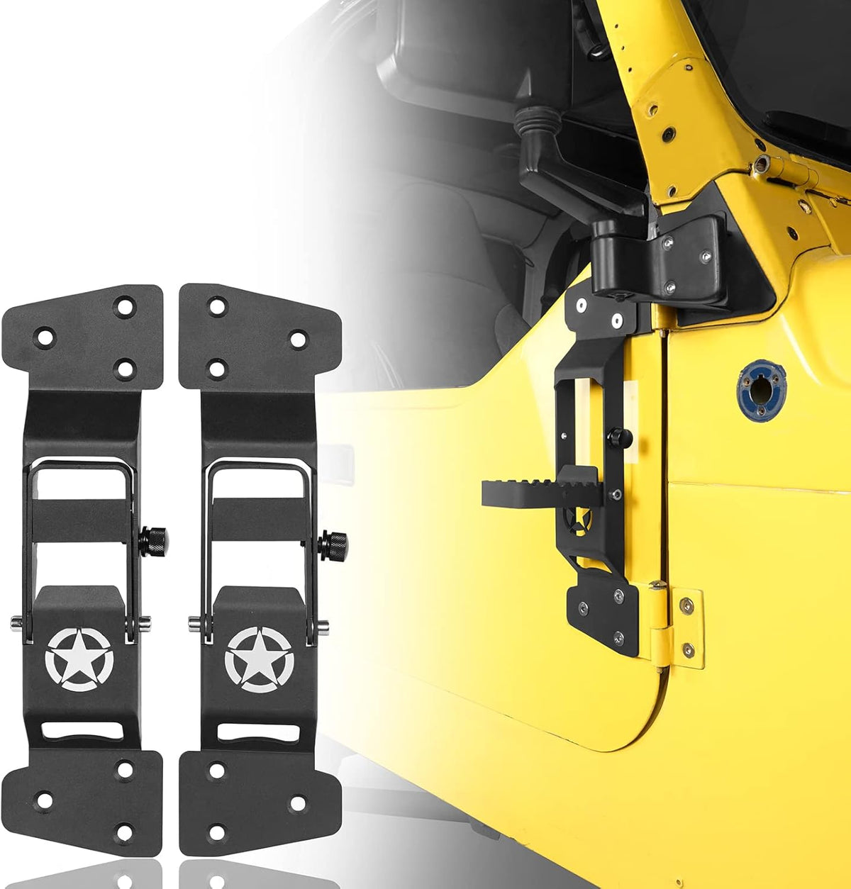 Door Hinge Step Roof Access with Bottle Opener, Pair Pack of 2 Y44297