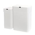 2 Pack Automatic Motion Sensor Trash Can, 2.5 Gallon + 4 Gallon White V68441