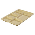 Tan ABS Right Hand Six Compartment Tray A162