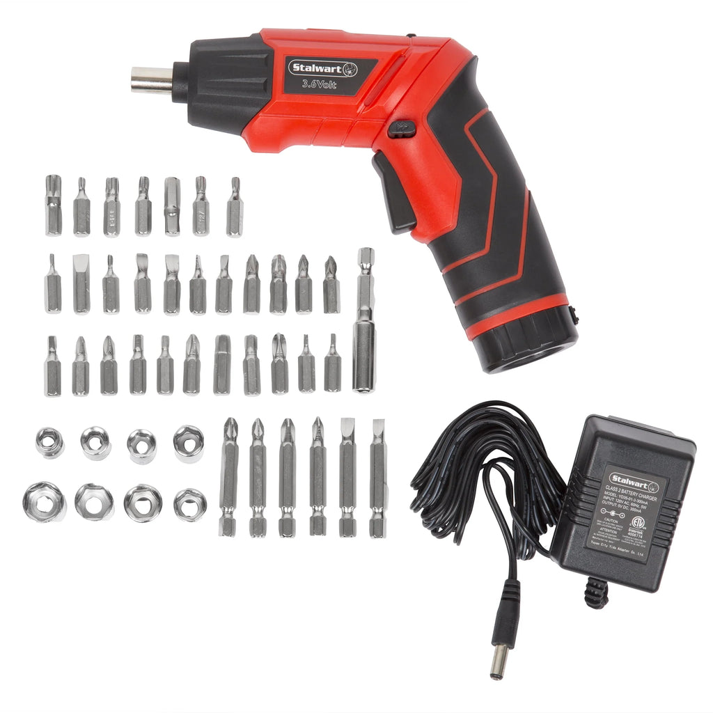 3.6V Cordless Electric Screwdriver Kit with Case C8355