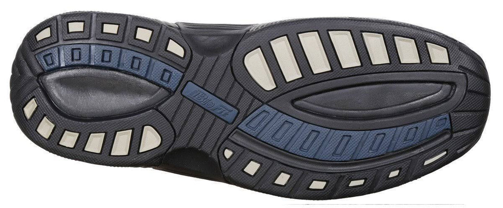 Men&s Black Mesh Orthofeet Shoes U530191