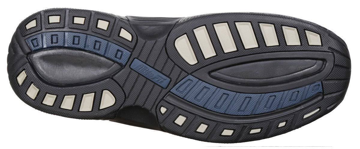 Men&s Black Mesh Orthofeet Shoes U530191