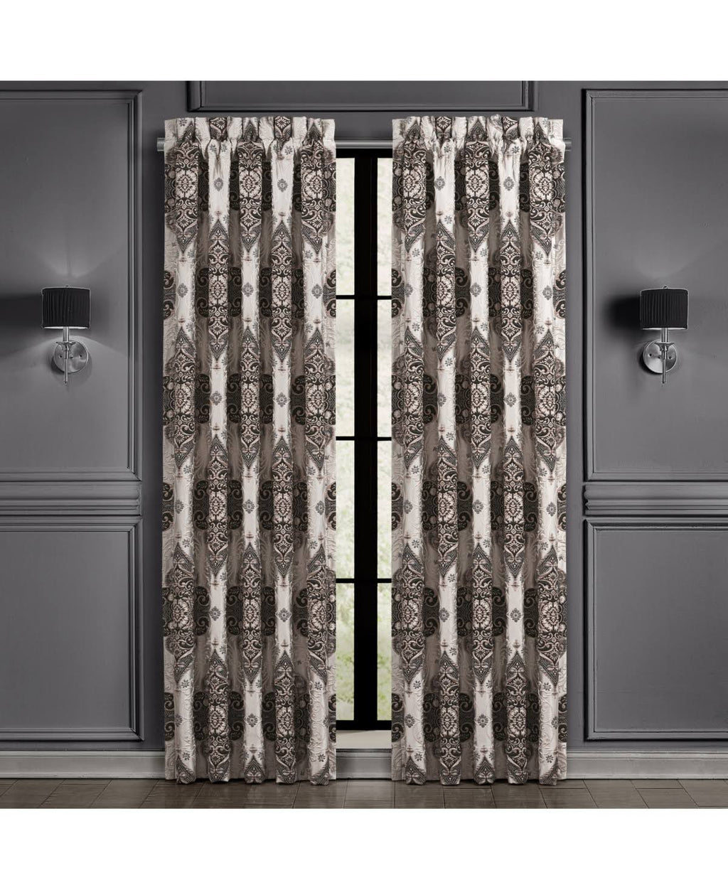 Silver Window Panel Pair G198