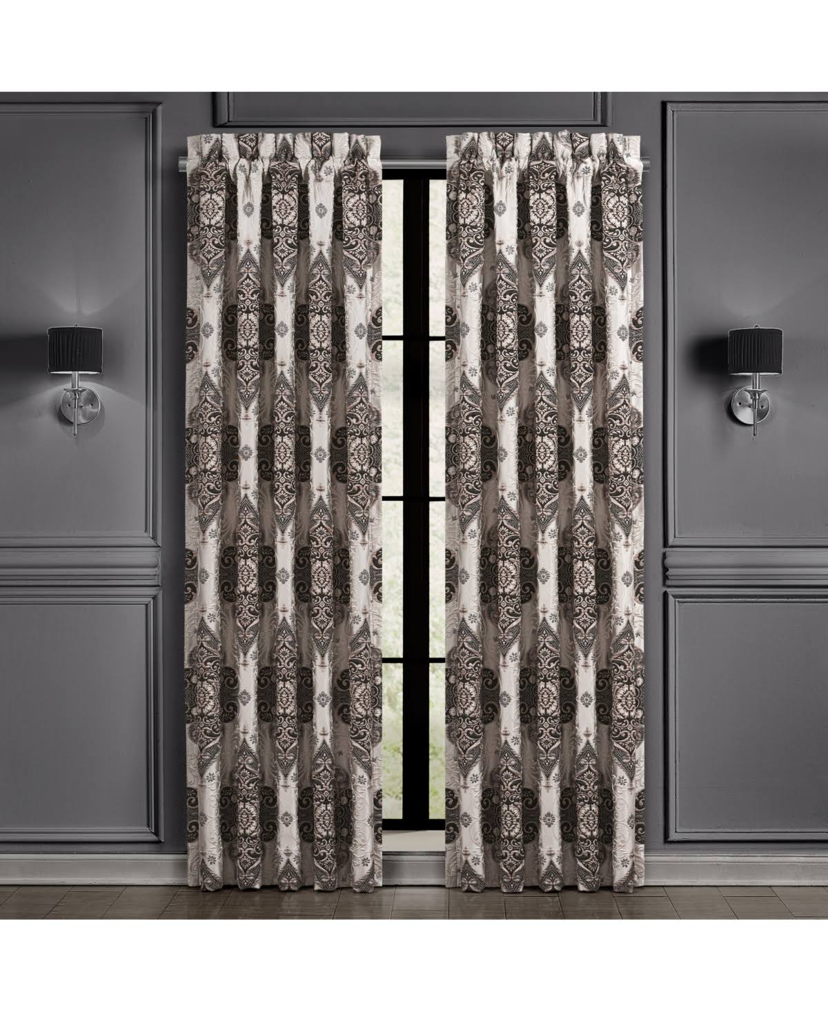 Silver Window Panel Pair G198