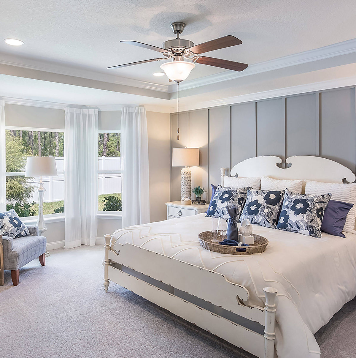 Oil Rubbed Bronze / Walnut / Pecan Ceiling Fan R9404
